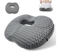 Cuscino ortopedico a ciambella, in memory foam, per alleviare le emorroidi, ulcoccige da decubito, sciatica, cuscino ergonomico per divano, sedia a rotelle