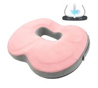 Cuscino ortopedico, anti-decubito, per sedia da ufficio, ergonomico, per alleviare il coccige, emorroidi, fianchi, cuscino per divano, ufficio, auto, sedia a rotelle, ros grigio chiaro