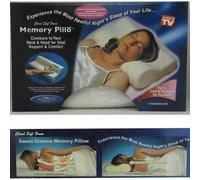 CUSCINO ORTOPEDICO CONTORNO RIGIDO IN MEMORY FOAM CUSCINI SOSTEGNO TESTA COLLO