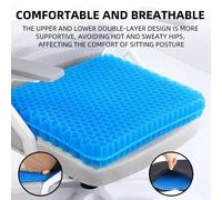 Cuscino Ortopedico In Gel Memory Foam Seduta Antidecubito traspirante Antidolore