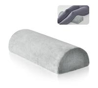 Cuscino ortopedico in memory foam a mezza luna, cuscino per sollevare le gambe, sotto il ginocchio, per gambe posteriori, dormienti laterali, poggiapiedi post-operatorio, lombare, 41,9 x 18 x 9,9 cm