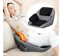 Cuscino Ortopedico per la Schiena con massaggiatore riscaldato per la casa, Supporto Lombare e Riscaldamento dei Glutei con airbag, temporizzazione di 15 Minuti, Cuscino di Supporto Lombare