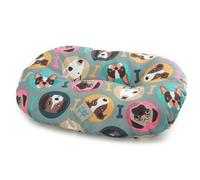 Cuscino ovale Dogs Oxford Range Nettuno Technical Leopet 65 x 45 cm - Cuscino ovale per cani in tessuto Oxford resistente e idrorepellente, imbottito in morbida fibra di poliestere, disponibile in div