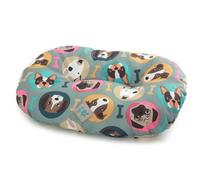 Cuscino ovale Dogs Oxford Range Nettuno Technical Leopet 90 x 65 cm - Cuscino ovale per cani in tessuto Oxford resistente e idrorepellente, imbottito in morbida fibra di poliestere, disponibile in div