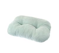 Cuscino ovale tessuto vellutato EveryDay Ferribiella: Blu - Large: 90x55 cm