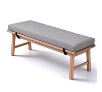 Cuscino Panca Antiscivolo Sfoderabile Lavabile 20x145cm Grigio Chiaro | Cuscino Panca Esterno Su Misura Resistente Per Interni Ed Esterni