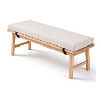 Cuscino Panca Antiscivolo Sfoderabile Lavabile 20x35cm bianco | Cuscino Su Misura Comodo Spesso Morbido Per Interni Ed Esterni