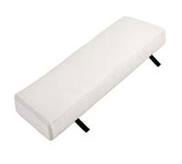 Cuscino Panca Antiscivolo Sfoderabile Lavabile 20x60cm bianco | Cuscini Per Sedie Comodo Spesso Morbido Per Interni Ed Esterni