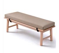 Cuscino Panca Antiscivolo Sfoderabile Lavabile 20x90cm Cachi | Cuscino Esterno Su Misura Resistente Per Mobili Da Giardino, Dondoli
