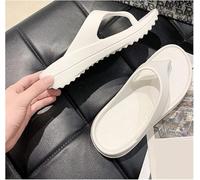 Cuscino Pantofole Infradito Personalizzate Maschio Esterno Moda Estiva Fondo Spesso, Coppie, Spiaggia Fondo Morbido, Pantofole A Sandwich, Pantofole Esterne Femminili, White, 39/40 EU