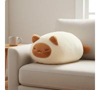 Cuscino Peluche a Forma di Gatto Carino Peluche Gatto Morbido Espressioni