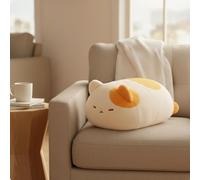 Cuscino Peluche a Forma di Gatto Carino Peluche Gatto Morbido Espressioni