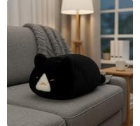 Cuscino Peluche a Forma di Gatto Carino Peluche Gatto Morbido Espressioni