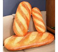 Cuscino Peluche Baguette Realistica Pane Francese 3D Morbido Decorazione 90 Cm