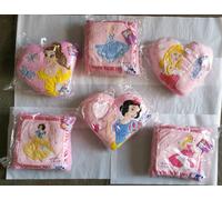 CUSCINO PELUCHE DISNEY RICAMATO PRINCIPESSE CALEFFI DA CAMERETTA ROSA 40X40CM