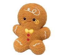 Cuscino Peluche Gingerbread Cuscino Abbraccio Bambola per | Gingerbread Giocattolo Morbido Compagno di Sala Giochi Adulti Bambini Divano Auto Sedia Scrivania Camera da