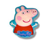 Cuscino Peluche Ufficiale Di Peppa Pig - Morbido 14' X 12.5' Regalo Per Bambini
