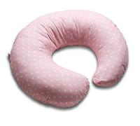 cuscino per allattamento anatomico pois rosa
