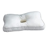 Cuscino per alleviare il dolore all'orecchio per chi dorme sul fianco, cuscino in memory foam con foro per l'orecchio, supporto per stenosi del collo, design adatto ai viaggi