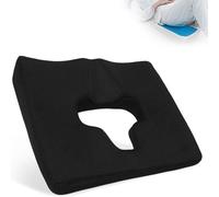 Cuscino per alleviare la pressione del sedere, respirare liberamente, in fibra, per alleviare la pressione, a forma di T, design triangolare, anti-decubito, per anziani, costretti a letto, disabili