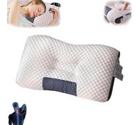 Cuscino per apnea notturna, comodo cuscino cervicale a forma di nuvola, supporto ergonomico per il collo, cuscino massaggiante per dormire, nucleo morbido e non collassante, cuscino cervicale in
