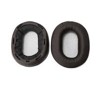 Cuscino per auricolari in schiuma di pelle morbida di ricambio per MDR-1R MK2 1RBT 1ADAC MDR-1A comodo da trasportare cinturino in pelle marrone