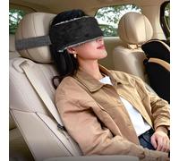 Cuscino per auto, cuscino per aereo, il cuscino da viaggio alternativo regolabile con cinghia di supporto per la testa 'auto, fascia di supporto per testa e collo super confortevole per aeroplani