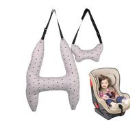 Cuscino per auto per bambini, 2 cuscini per il collo per dormire e viaggiare, cuscino per auto a forma di H per bambini, comodo cuscino da viaggio in aereo, cuscino lombare da viaggio, artefatto