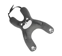 Cuscino per auto per bambini, con supporto per il collo, giocattolo per animali, cuscino per seggiolino auto per bambini con fessura per cintura di sicurezza, per bambini, ragazze, viaggi, viaggi su