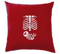 Cuscino Per Bambina Scheletro Incinta - Halloween Divertente Gravidanza Carina