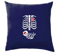 Cuscino Per Bambina Scheletro Incinta - Halloween Divertente Gravidanza Carina
