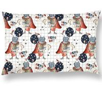 Cuscino per Bambini con Federa 40x60 cm in Cotone OEKO-TEX - 10 colori disponibili - Cuscino per Bambini per Sonnellini, Scuola Materna e Viaggi - Lavabile in Lavatrice - Ipoallergenico