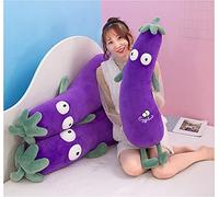 Cuscino per bambola, motivo: melanzane, colore: viola, 70 cm