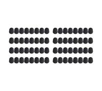 Cuscino Per Bocchino Da 64 Pezzi Toppe Per Bocchino Da 0,8 Mm Per Clarinetto Nero