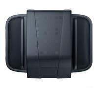 Cuscino per bracciolo auto, 18 x 29 cm, in memory foam, per consolle centrale, ergonomico, per aumentare l'altezza e il supporto in pelle ispessita per lunghi viaggi