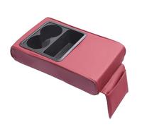Cuscino per bracciolo auto - Cuscino per console centrale auto 2 in 1 | Cuscino portaoggetti in pelle sintetica con e portabicchieri | Cuscini universali per