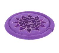 Cuscino per Campana Tibetana Ricamato a Mano, Porpora Stili multipli | Cotone Leggero e Resistente All'usura, Stile Arte Decorativa del Buddhismo Tibetano, per Buddha Hall Stile Casuale