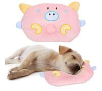 Cuscino per Cani, Simpatico Cartone Animato Gatto Cane Cuscini per Dormire Cuscino per Collo per Cani Cuscino per Animali Domestici Cuscino a Forma di Animale di Maiale per (Roseo)