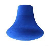 Cuscino per canna da pesca, in EVA e ABS, diametro interno 2,5 cm, design antiscivolo per la pesca alla deriva della barca in mare, la maggior parte delle canne da pesca, rosso blu (blu)