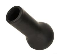 Cuscino per canna da pesca, supporto portatile per la parte superiore della pancia con assorbimento degli urti, per pesca in barca, morbido materiale PU, 15,5 x 8 cm (nero)