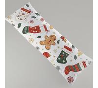 Cuscino per Chi Dorme Sul Fianco, 1 pezzo 40x120 cm Natale Federe Cuscini Resistenti Lino Calzino Cuscino Lungo, Con Cerniera Invisibile Gravidanza Cuscini Dormire Sul Fianco Body Pillow Y4-470