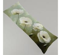 Cuscino per Chi Dorme Sul Fianco, 1 pezzo 40x145 cm Saggio Federe Cuscini Resistenti Lino Fiore Cuscino Lungo, Con Cerniera Invisibile Gravidanza Cuscini Dormire Sul Fianco Body Pillow Y4-1242