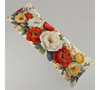 Cuscino per Chi Dorme Sul Fianco, 1 pezzo 50x150 cm Colorato Federe Cuscini Resistenti Lino Rosso Cuscino Lungo, Con Cerniera Invisibile Gravidanza Cuscini Dormire Sul Fianco Body Pillow Y4-824