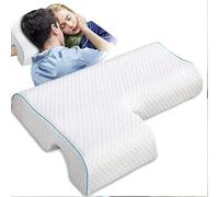 Cuscino per Chi Dorme Sul Fianco, Cuscino per il Collo, Cuscino in Memory Foam con Foro per le Braccia, Cuscino Ergonomico per il Supporto del Collo, Cuscino Comodo, Cuscino