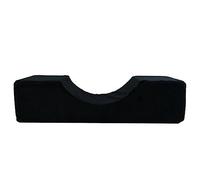 Cuscino per Ciglia Innestato in Spugna Morbido, Confortevole e Traspirante con Rivestimento a 180° con Cerniere Traspiranti (BLACK)