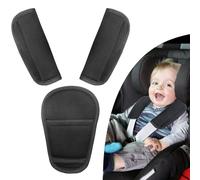 Cuscino per Cintura di Sicurezza per Bambini 3 Pezzi Imbottiture per Cinture di Sicurezza, Copri Cintura di Sicurezza Auto Bambini, Proteggi Cintura Sicurezza Bambini per Passeggino Auto Bambini