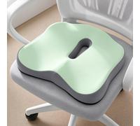 Cuscino Per Coccige, Emorroidi Ciambella Per Sedersi, Supporto Ergonomico | Cuscini Per Auto Seduta Guidatore, 38x45x10cm Memory Foam Antidecubito, Spesso Rimovibile Traspirante, Ergonomico Ufficio