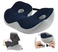 Cuscino per coccige per dolore al coccige, regolabile, foam, antiscivolo, ergonomico, per alleviare il dolore al coccige, sedia da ufficio, sedia a rotelle, cuscini per sedili auto, sciatica