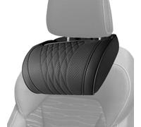Cuscino per Collo e Poggiatesta Auto Memory Foam A Lento Ritorno Con | Cuscino Rilassante Da Poggiatesta Auto Per Gite In Famiglia Lunghi Viaggi Su Strada Camper SUV Berline Camion Nero