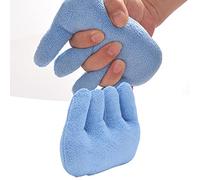 Cuscino Per Contrattura delle Dita, Separatore della Barretta Dito Riabilitazione Separatore della Barretta Antidecubito Cura Pad, Anziani Movimento Dito Mano Riabilitazione/Letto del Paziente (blu)
